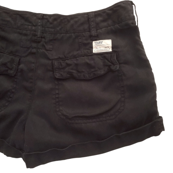 Aritzia TNA Conductor Shorts 100% Lyocell Black 6 - Picture 8 of 15